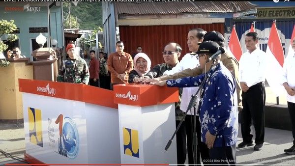 Jokowi Resmikan Perbaikan Jalan di NTB, Nilainya Capai Rp 211 M