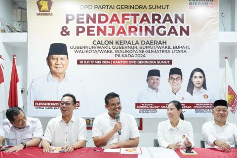 Resmi Jadi Kader Gerindra, Bobby Nasution Langsung Daftar Bakal Calon Gubernur Sumut