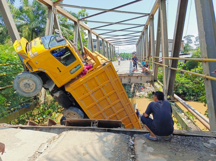 Ambruk, Dinas PUPR Sumut Anggarkan Rp20 Miliar untuk Bangun Jembatan Sei Air Tenang