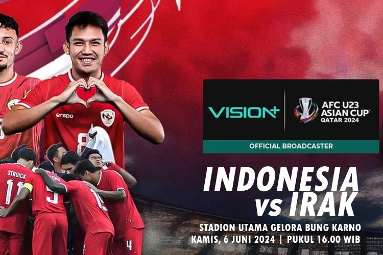 Link Live Streaming Timnas Indonesia vs Irak Tayang Sore Ini Lengkap dengan Cara Nonton