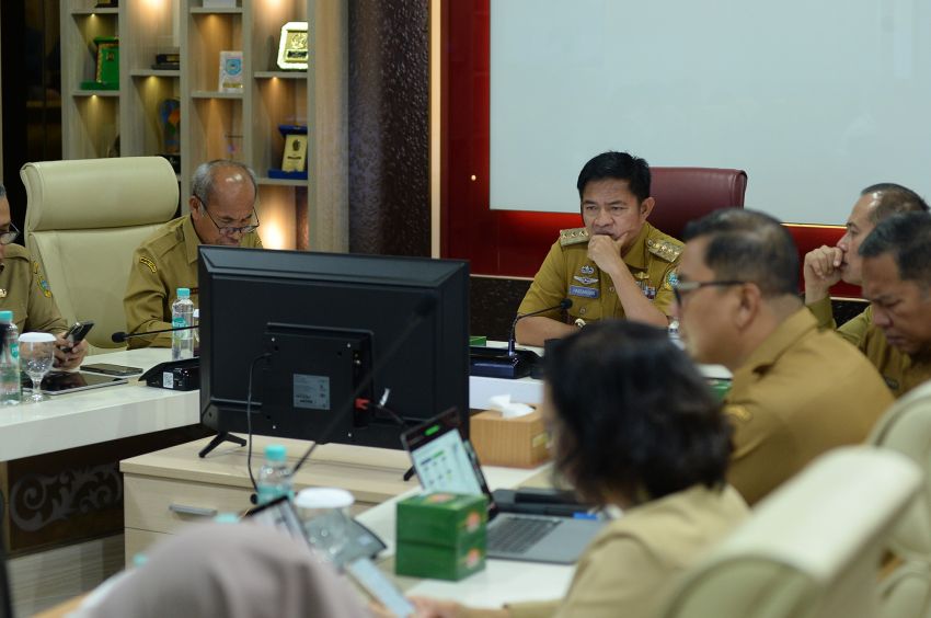 Pj Gubernur Sumut Rakor Bersama Kementerian Bahas Pengendalian Inflasi Daerah