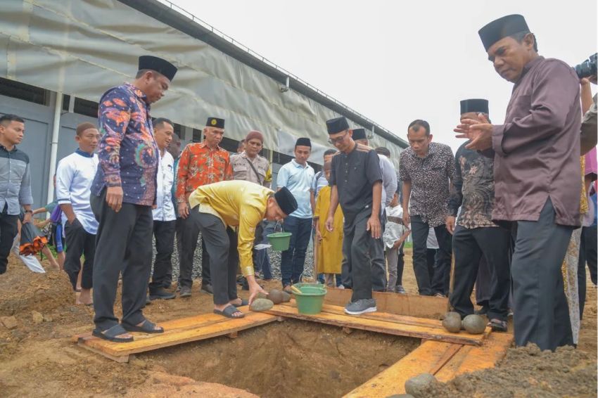 Bupati Sergai Letakkan Batu Pertama Gedung Pendidikan Muhammadiyah
