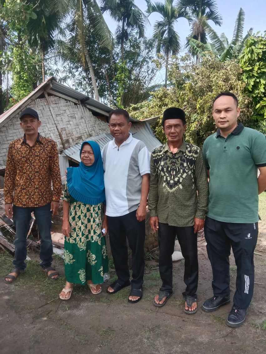 Bupati Darma Wijaya Respon Cepat dan Peduli Korban Angin Puting Beliung di Desa Lubuk Dendang