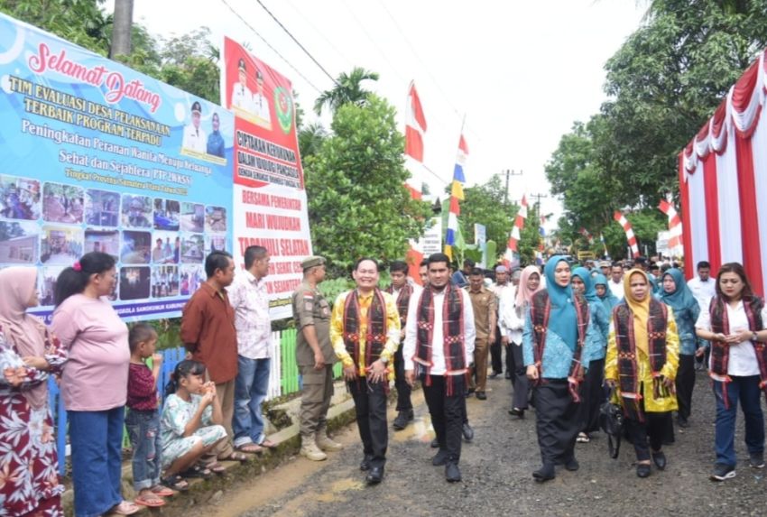 Desa Batu Godang Tapsel Raih Prestasi Gemilang : Bertahan Juara PTP2WKSS Tingkat Provinsi Sumut