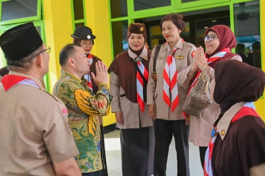 Kwarcab Pramuka Kota Padangsidimpuan Memperkenalkan Perannya ke Pj Wali Kota