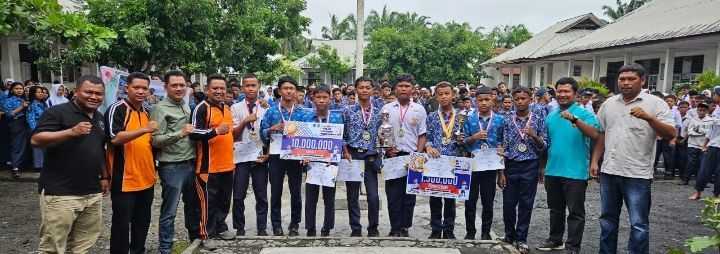 SMPN 3 Sidomulyo Bilah Hilir Lepas 8 Siswa Ikuti GSI Tingkat Provinsi dan Nasional