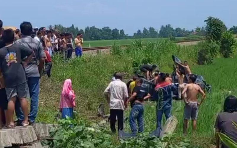 Tragedi Perlintasan KA Pakam,  6 Tewas 1 Kritis, Manager Humas PT KAI : Masinis Sudah Bunyikan Klakson dan Ucapkan Bela Sungkawa