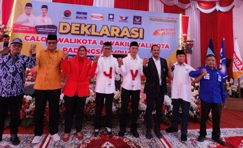 Enam Partai Usung Hapendi dan Gempar Balon Wali Kota Padangsidimpuan 2024 - 2029