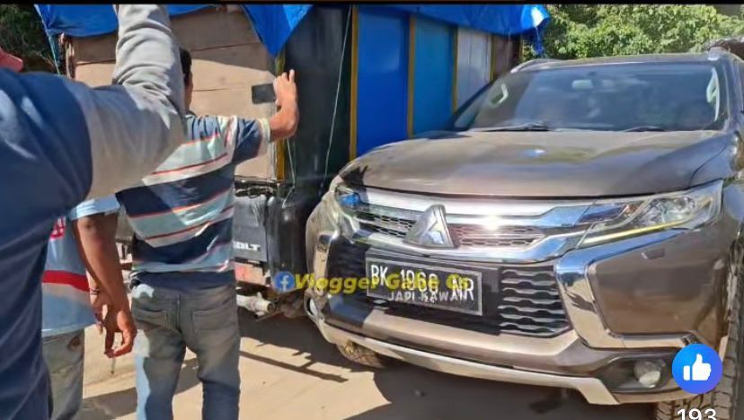 Mobil Dinas Sekda Madina Kecelakaan di Batu Jomba