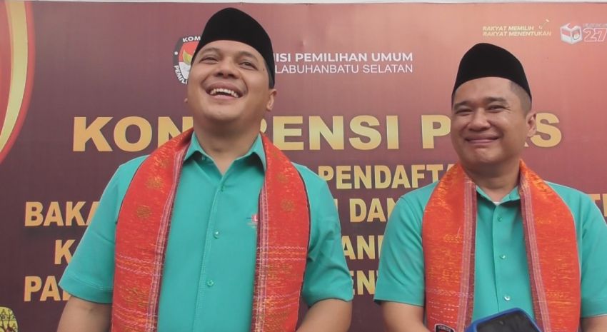 Usai Daftar ke KPU, Ari Wibowo Akan Pimpin  DPC Gerindra Kabupaten Labuhanbatu Selatan