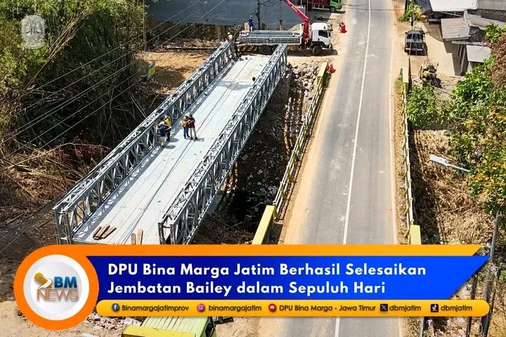 Jembatan Penghubung Antar 2 Desa di Sumenep Tunjukkan Tren Positif