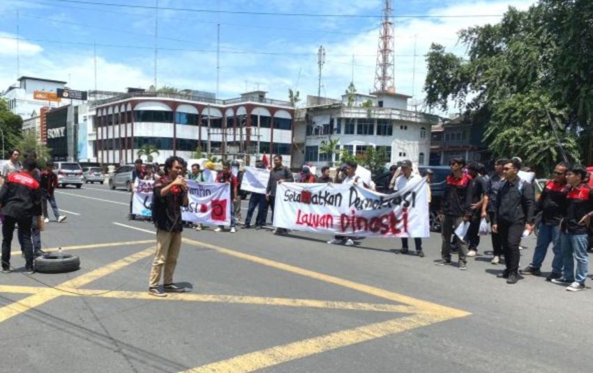 Selain Blok Medan, Mahasiswa GMNI Kritik Lapangan Merdeka dan Stadion Teladan di Balai Kota