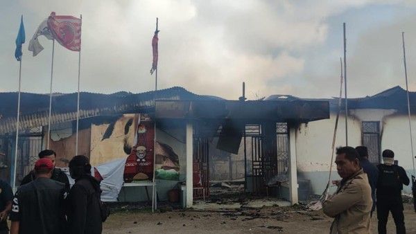 Kantor KPU Papua Pegunungan Dibakar Massa, Ini Penyebabnya