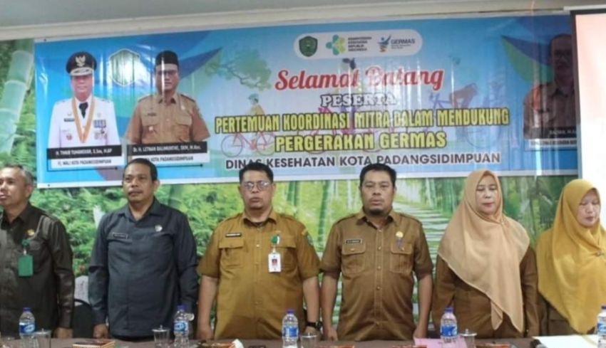 Dinkes Kota Padangsidimpuan Laksanakan Koordinasi Mitra Dukung Pergerakan Germas