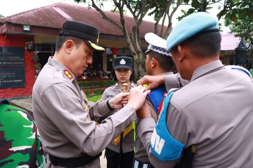 Ratusan Personil Polres Binjai Disiagakan Pengamanan PON XXI Aceh-Sumut