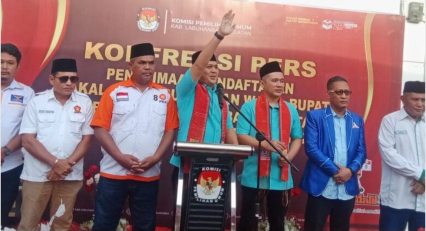 Sah, Paslon Ari-Azwar Maju Di Pilkada Serentak Labusel 2024-2029