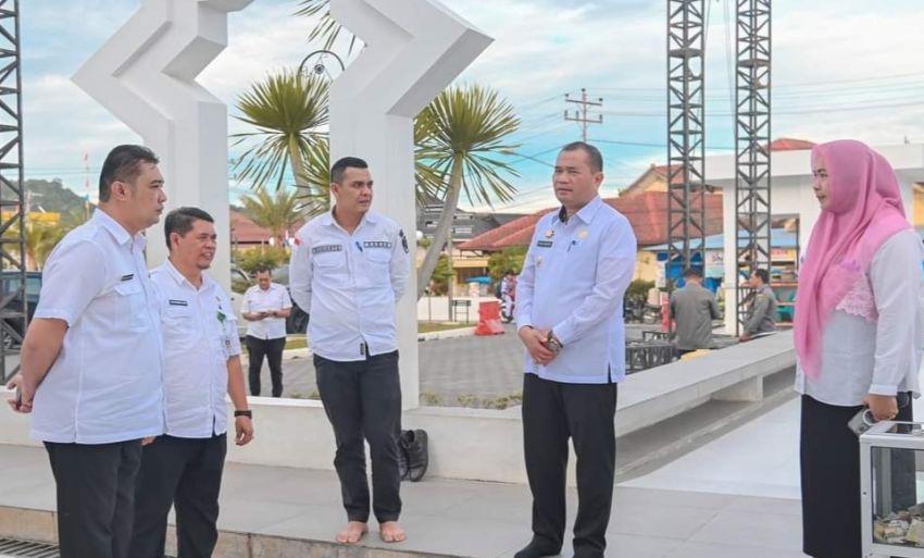 Pj Wali Kota  Padangsidimpuan Tinjau Kesiapan Safari Dakwah dan Doa Keselamatan