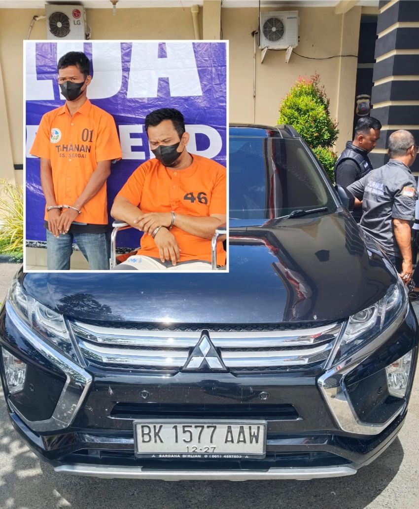 Dua Tersangka Bawa Sabu 7Kg Kendarai Mobil Mewah Ditangkap Polres Sergai, Intip Desain Mewah Eclipse Cross ?