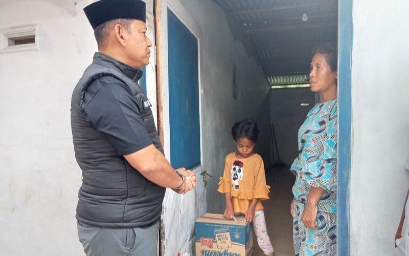 Kasat Narkoba Polres Sergai Giat Aksi Peduli Sesama 