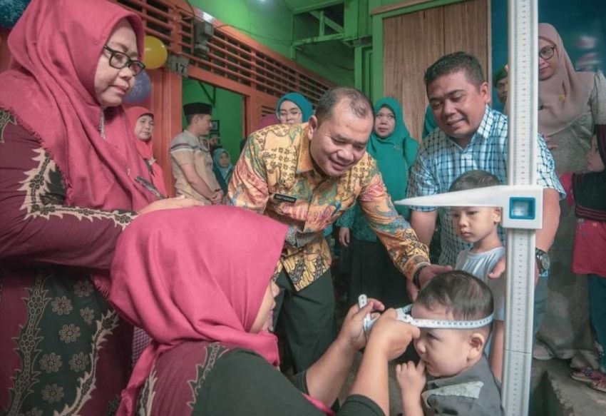 Wali Kota Padangsidimpuan Lakukan Monitoring Pelaksanaan Posyandu