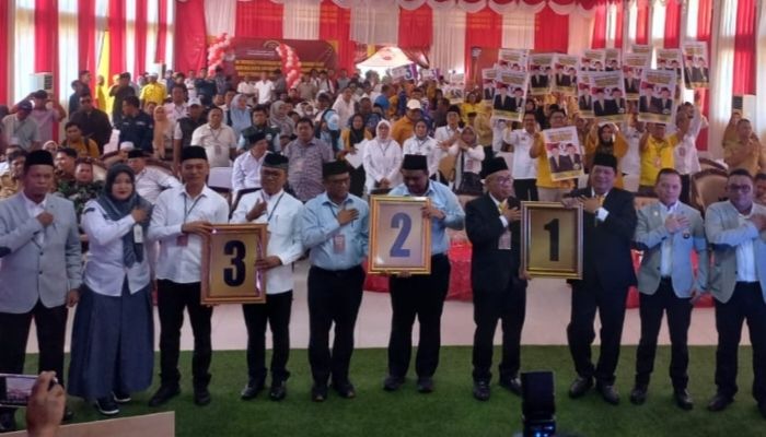 Melihat Siapa yang Akan Jadi Wali Kota Padangsidimpuan: Penentuan Nomor Urut Paslon!