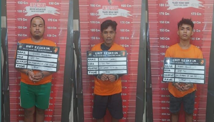 Aksi Begal di Medan Digagalkan Polisi, 3 Pelaku Ditangkap