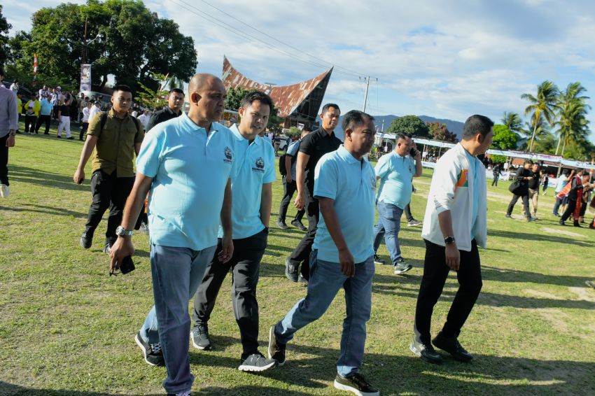 Bupati dan Wakil Bupati Serdang Bedagai Hadiri Pembukaan Turnamen Sepakbola KORPRI se-Sumut