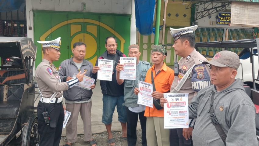 Sat Lantas Polres Sergai Imbau Soal Penutupan dan Pengalihan Lalulintas Gelar PON XXI 