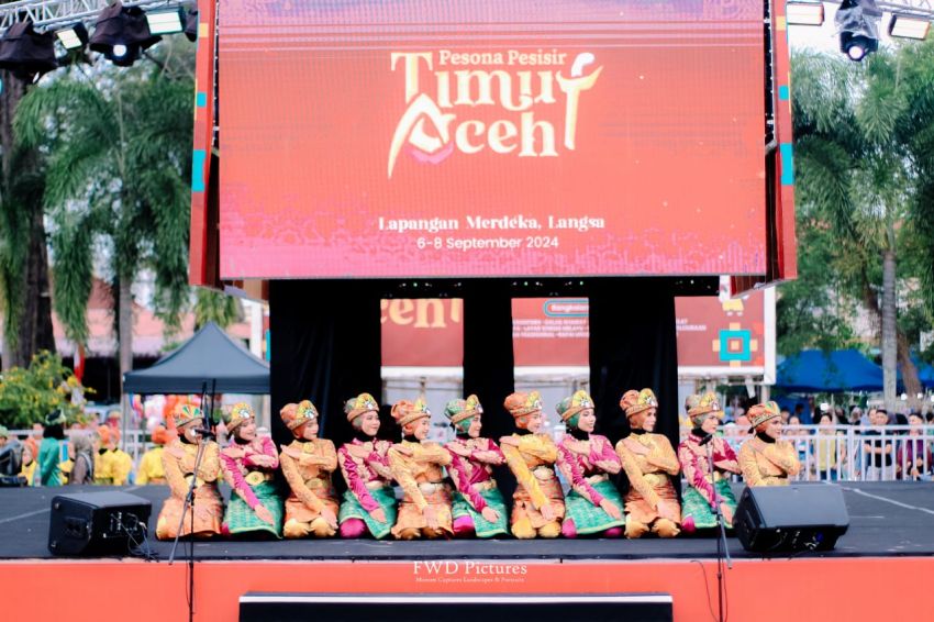 Sanggar Tari Mutiara Pasai Meriahkan Festival Pesona Pesisir Timur Aceh Tahun 2024