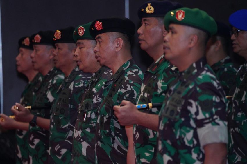 Kasum TNI Pimpin Laporan Korps Kenaikan Pangkat 36 Perwira Tinggi TNI