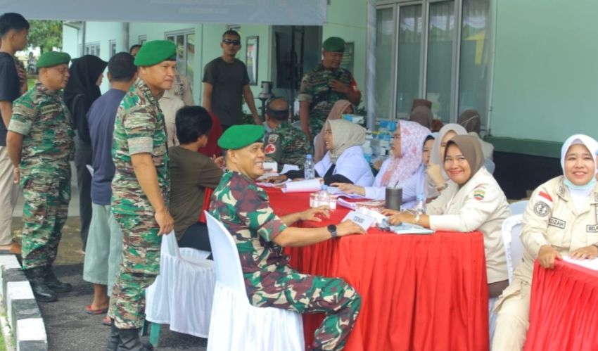 Kodim 0212/TS Gelar Baksos Rangka Peringatan HUT TNI ke-79