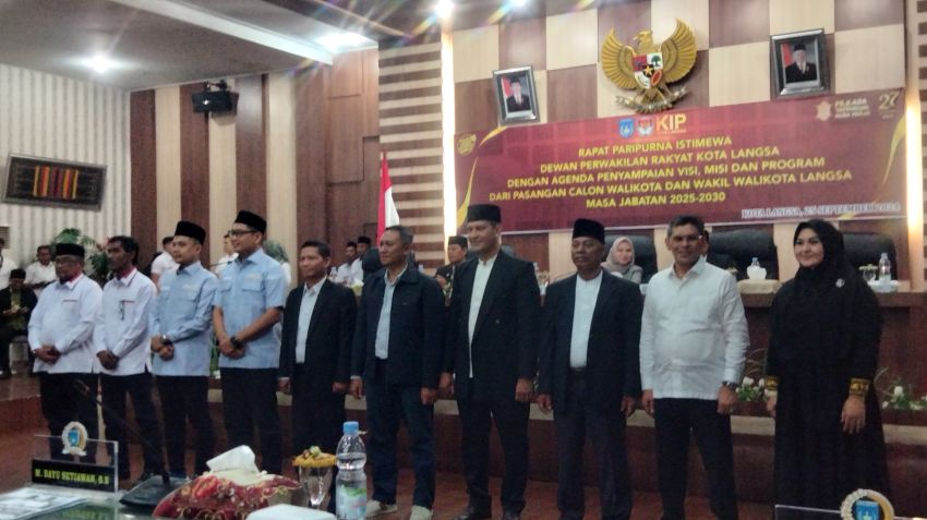 Lima Paslon Walikota dan Wakil Walikota Langsa Sampaikan Visi - Misi dan Program Kerja