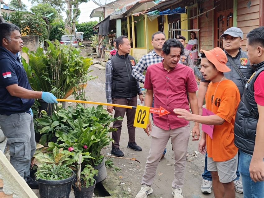 Rekon Pembunuhan Eks Wartawan Digelar