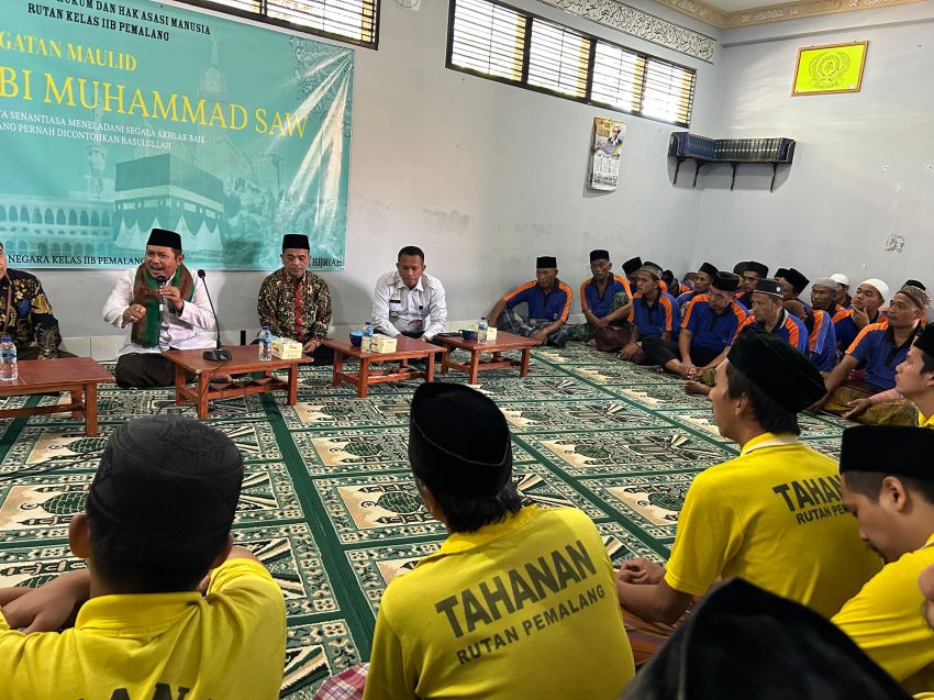 Peringatan Maulid Nabi Muhammad SAW Di Rutan Pemalang 