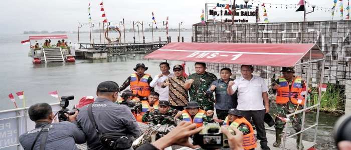 Terima Hibah 1 Unit Kapal Ponton dari KASAD TNI AD, Bupati Simalungun Ucapkan Terimakasih