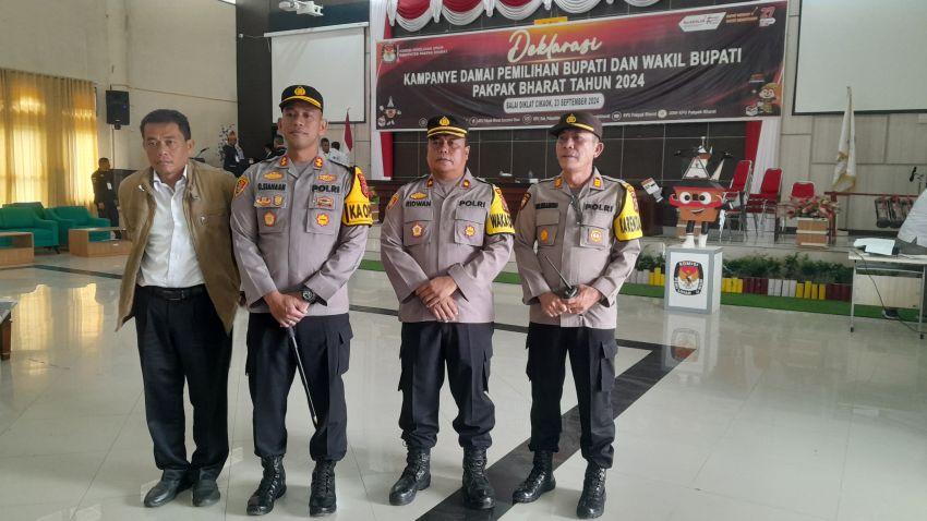 Polres Pakpak Bharat Siapkan 75 Personil Amankan Proses Kampanye Pilkada