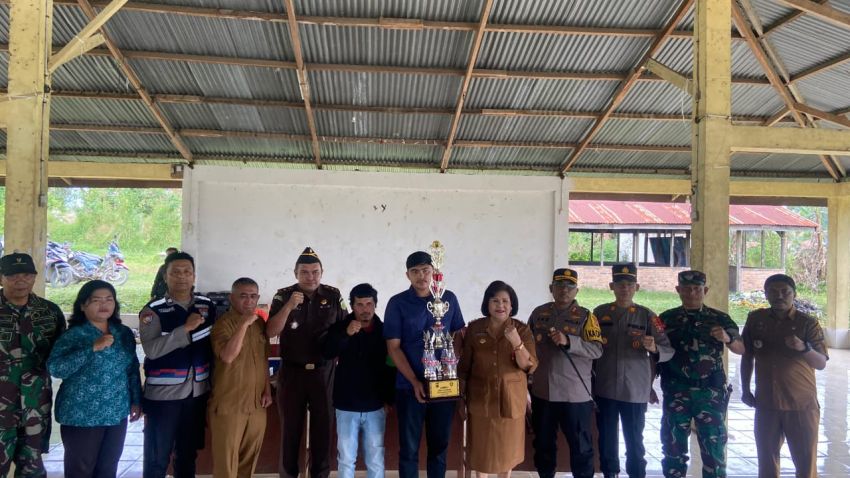 Perdana, Desa Lausimomo Raih Juara Satu Lomba Satkamling Tingkat Provsu