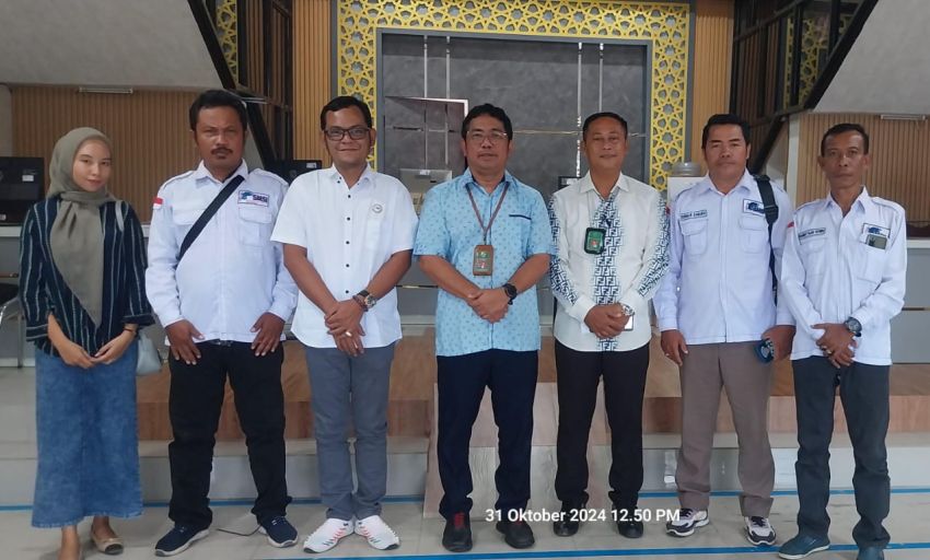 Rangkaian Wacana Gelar UKW, SMSI Labuhanbatu Raya Audiensi ke PN Rantauprapat