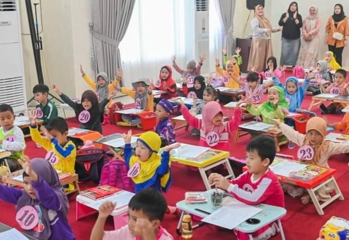 Pemko Padangsidimpuan Gelar Lomba Mewarnai Tingkat TK dan SD