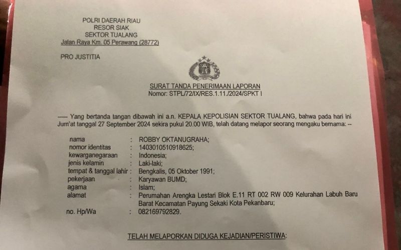 Terkait Dugaan Kasus Tindak Pidana Penipuan dan Penggelapan dalam Jual Beli Mobil Honda CRV: Pernyataan Afriadi Andika SH MH