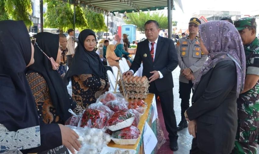 GPM Serentak Secara Nasional Ditinjau Pj Wali Kota Padangsidimpuan