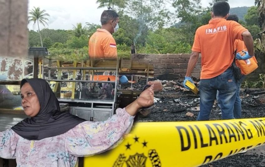 Warung Irma Terbakar Usai Dikunjungi oleh Pasangan Calon Masinton-Mahmud pada Kampanye Pilkada