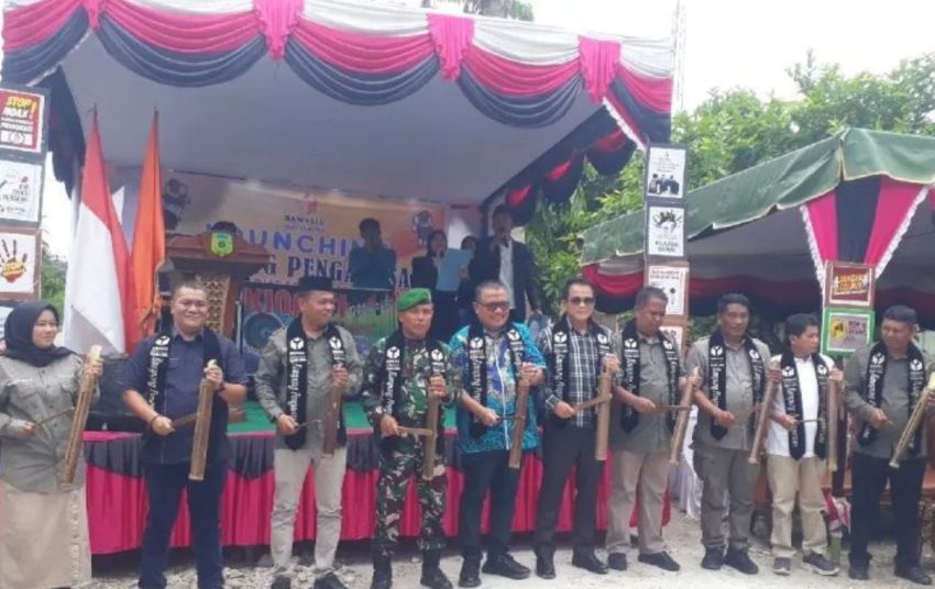 Bawaslu Sumut Gelar Launching Kampung Pengawasan di Desa Sidomulio Palas