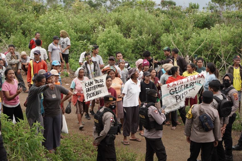 Aksi Massa dan Provokator Warnai Pengadaan Lahan PLTP Ulumbu, Pemda Manggarai Tetap Gunakan Pendekatan Humanis