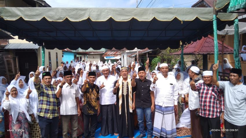 Raja Pidoli Lombang Ajak Masyarakat Pilih Harun - Ichwan