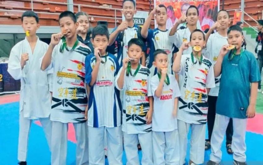 Prestasi Gemilang Pengcab Kageri TNBG Madina: 8 Emas di Kejuaraan Karate Open Championship Sumut