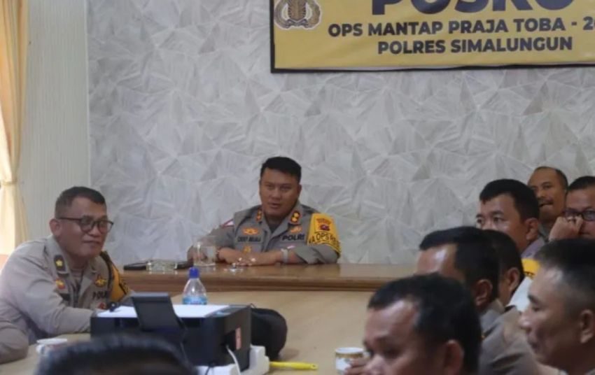 Polisi di Simalungun Selalu Siaga Selama Pelantikan Presiden