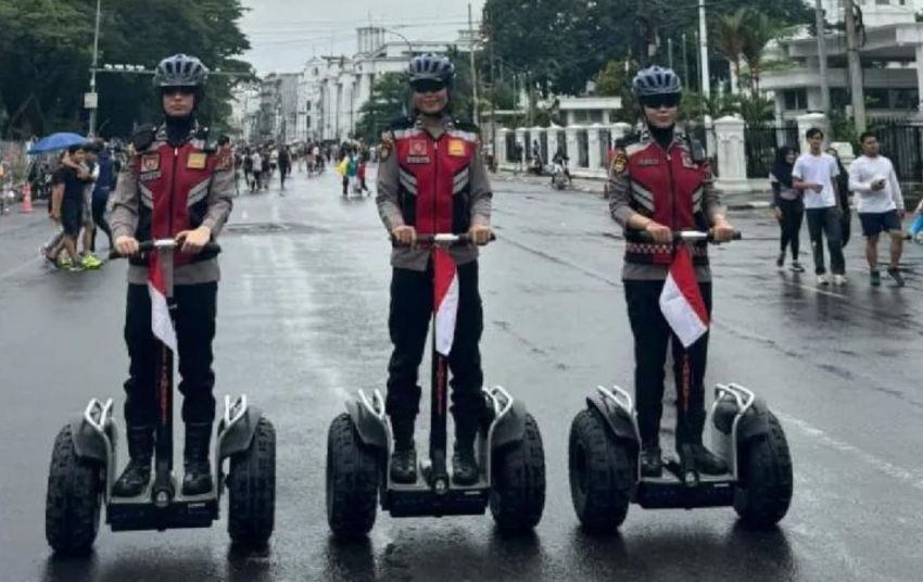 Polda Sumatera Utara Sosialisasikan Pilkada Damai pada "Car Free Day"