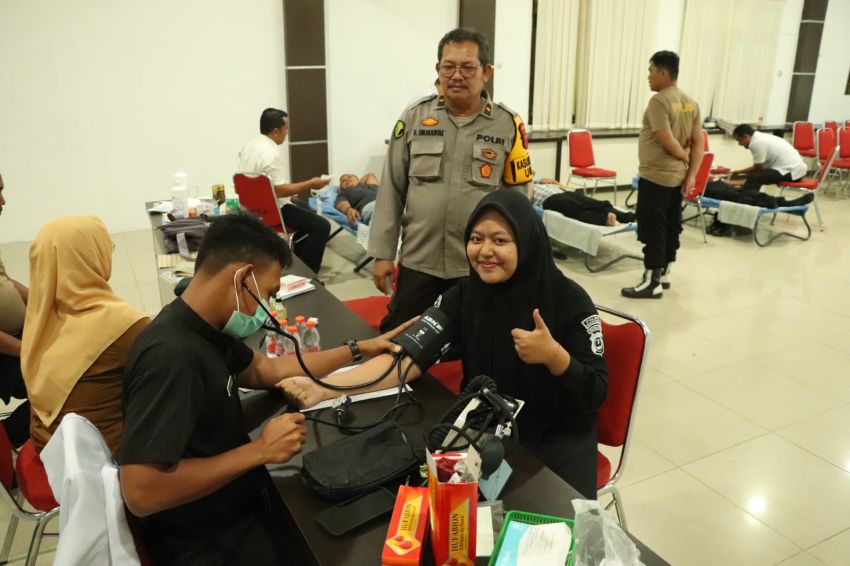 Polres Serdang Bedagai Gelar Donor Darah Diikuti Polri, Masyarakat hingga Wartawan 