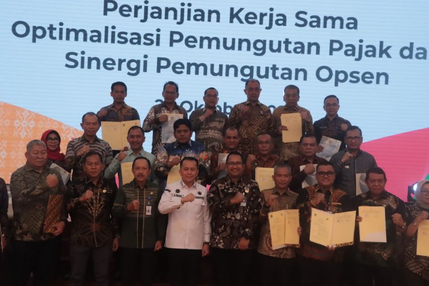 Optimalkan Pemungutan Pajak dan Opsen, Pemkab Sergai Teken Kerja Sama dengan Pemprov Sumut 